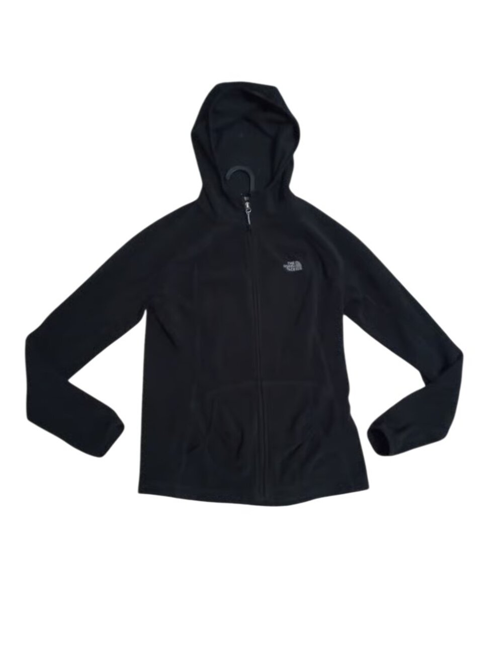 The North Face Polartec Classic TKA 100 Hoodie French Terry Black Medium - Picture 11 of 12